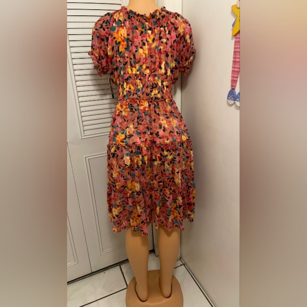 NWT LAPIS CASUAL FLORAL DRESS SIZE M - Picture 5 of 8